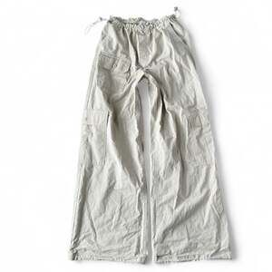 Y2K PacSun Biege Mid Rise Wide‑Leg Cargo Pants – Size Small